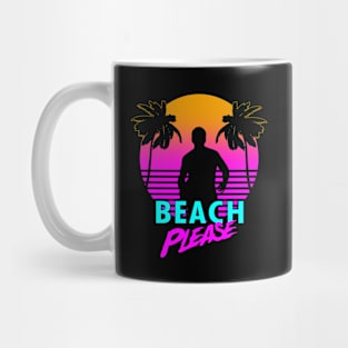 80's Spring Break Summer Beach Retro Meme Mug